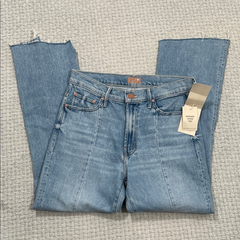 Women’s MOTHER Insider Crop Pointy Fray Lets Get it Together 10987-1709 Size 29 - Picture 2 of 16